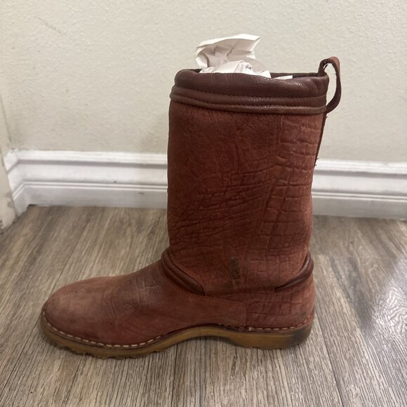 Vintage Fox Racing Alpinestars Goretex Motorcycle Boots Suede Made In Italy 12 main image 4